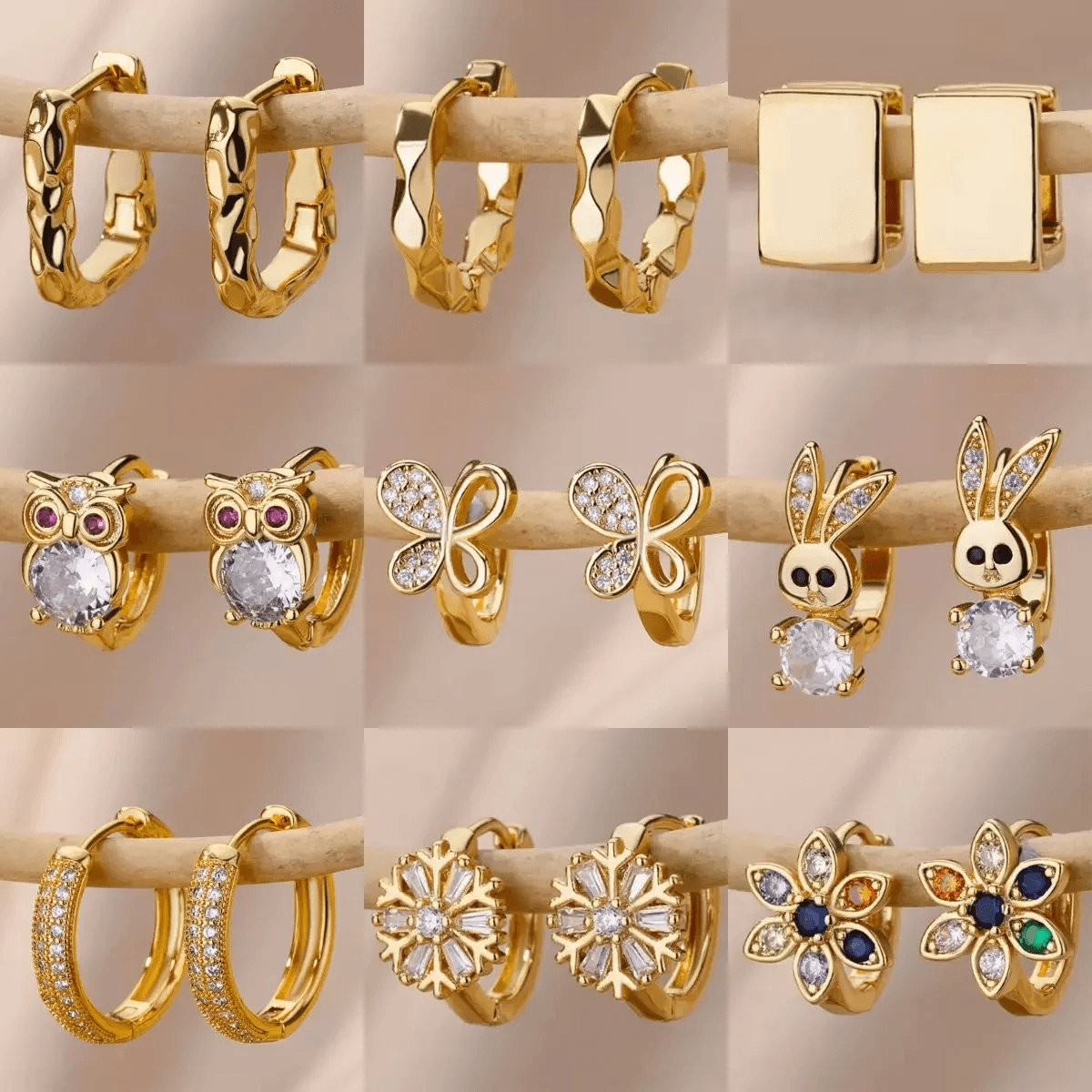 Plain & Dangle Styles Hoop Earrings – Blind Bag