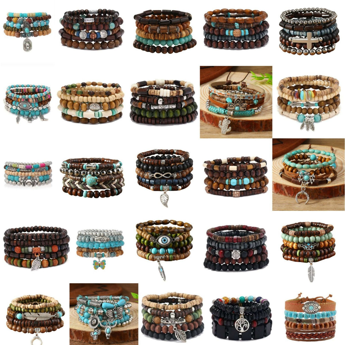 Boho Layered Beaded Bracelet - Blind Bags