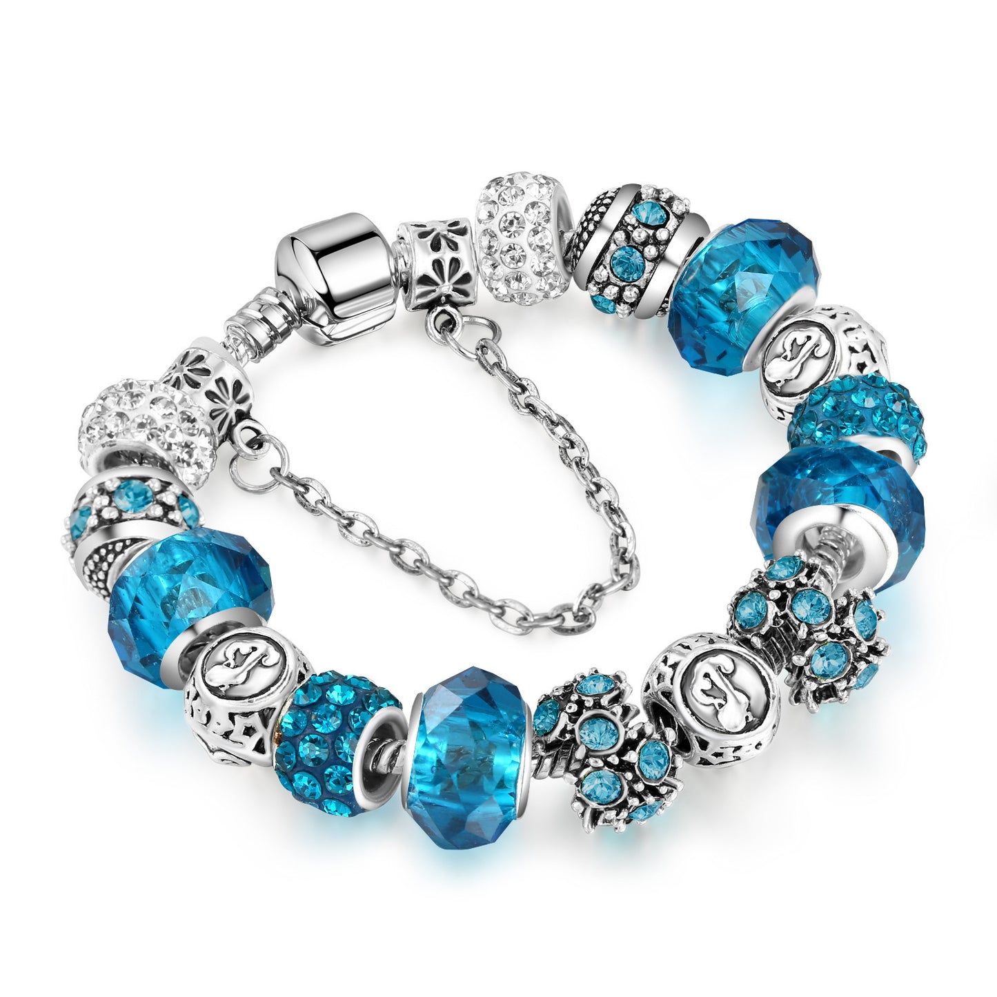 Square Clasp Chain Bracelet