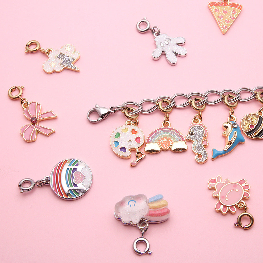Pink Bow Charm
