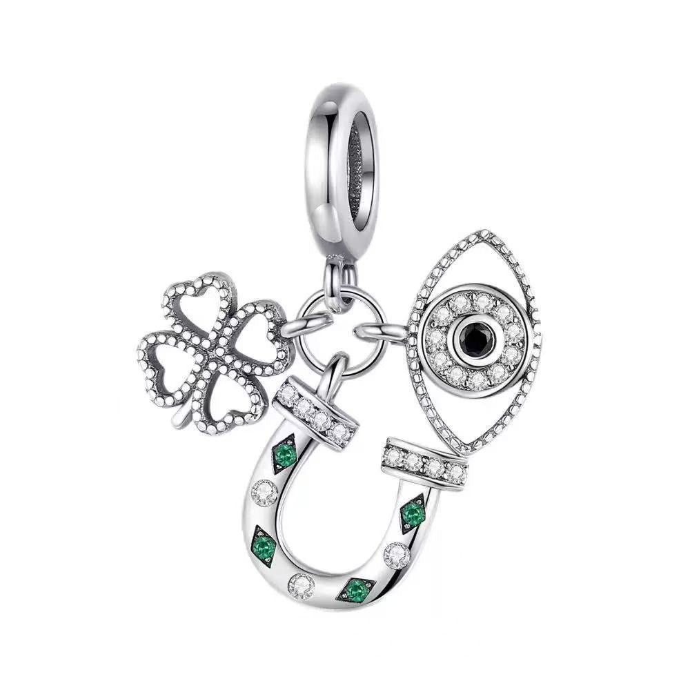 Evil Eye & Heart Charm