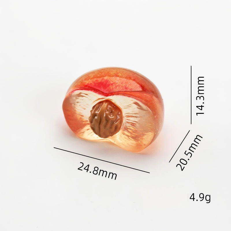 10PCS Medium-Sized Resin Fruit Decor