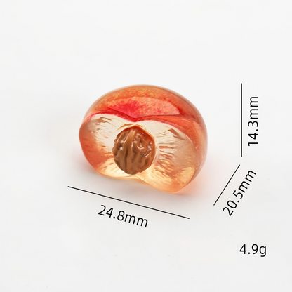 10PCS Medium-Sized Resin Fruit Decor
