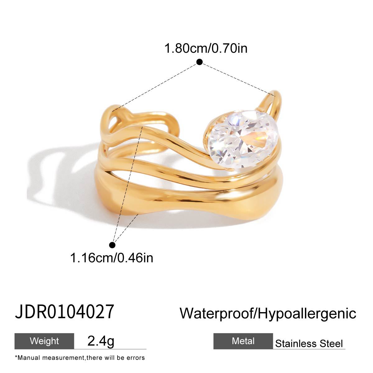 Organic Fluid Crystal Line Ring