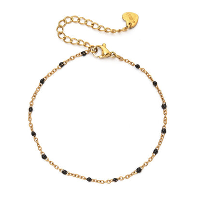 Gold Seed Chain Bracelet
