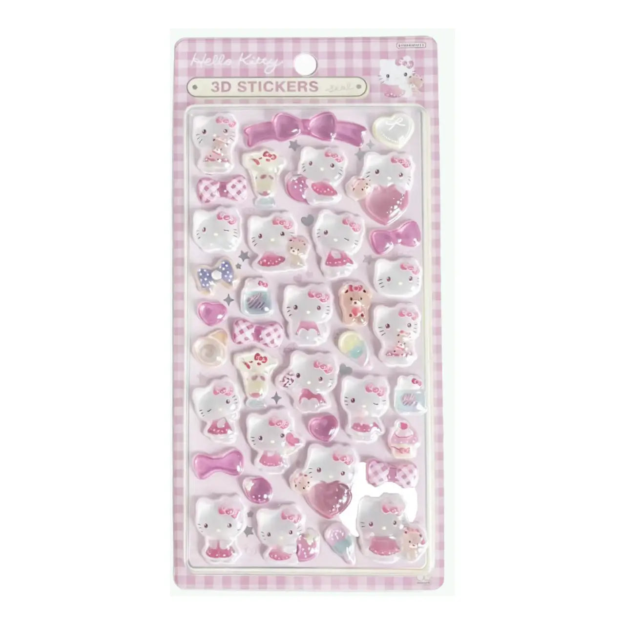3D Kawaii Animal Puffy Stickers
