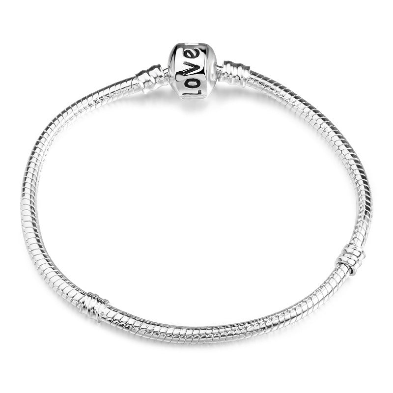 Square Love Clasp Chain Bracelet