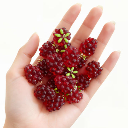 5PCS DIY Resin Grape Charm