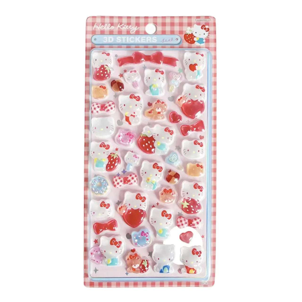 3D Kawaii Animal Puffy Stickers