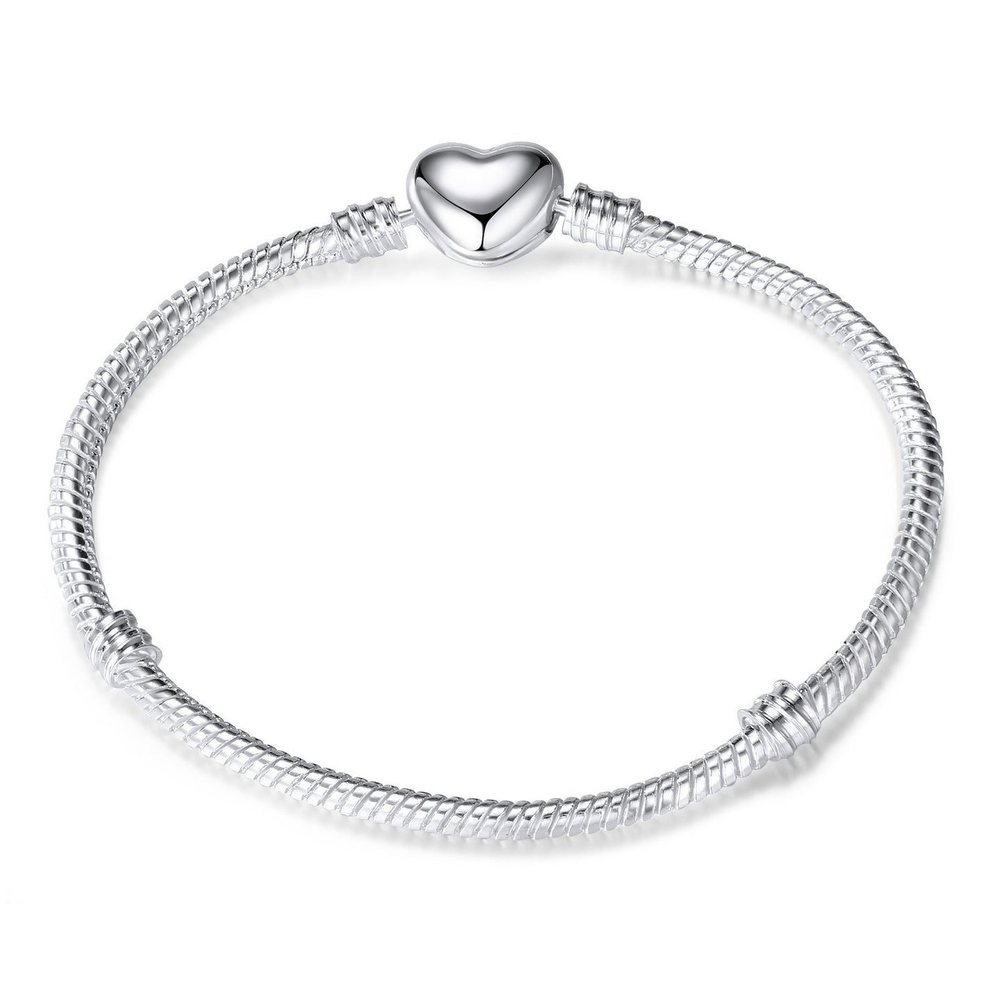 Heart Clasp Chain Bracelet