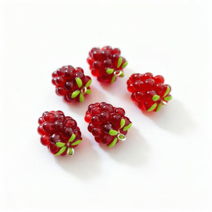 5PCS DIY Resin Grape Charm