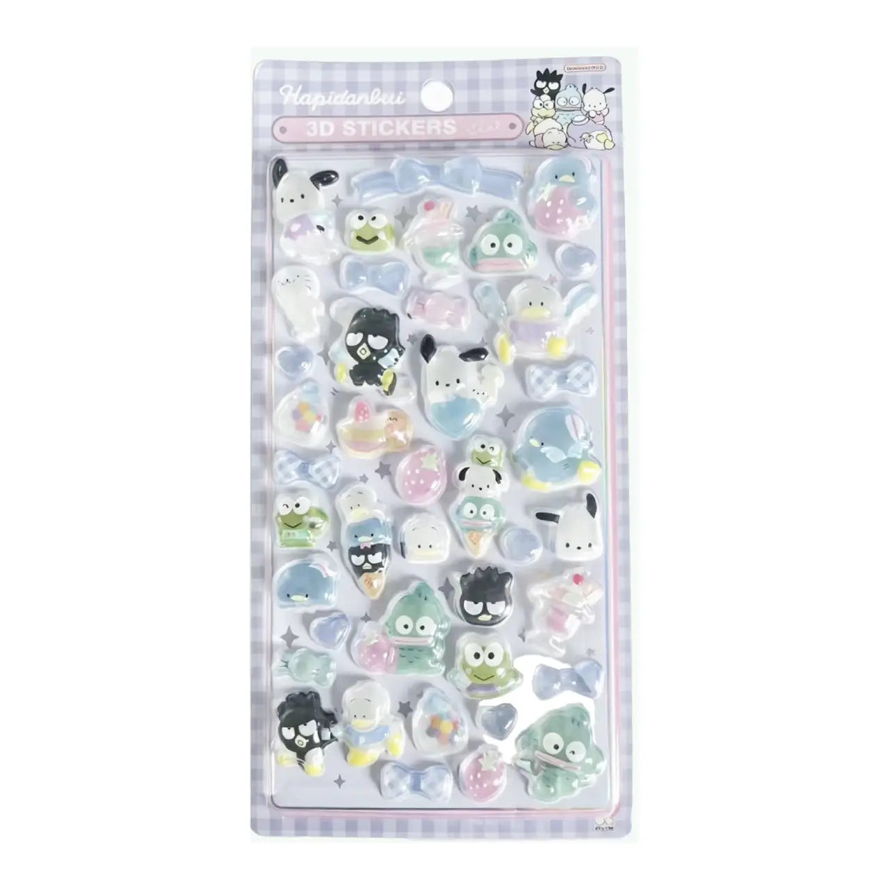 3D Kawaii Animal Puffy Stickers