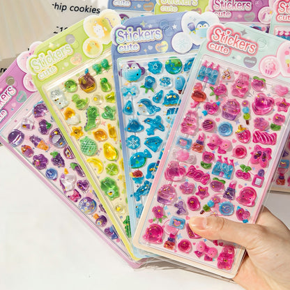 3D Cute Puffy Stickers