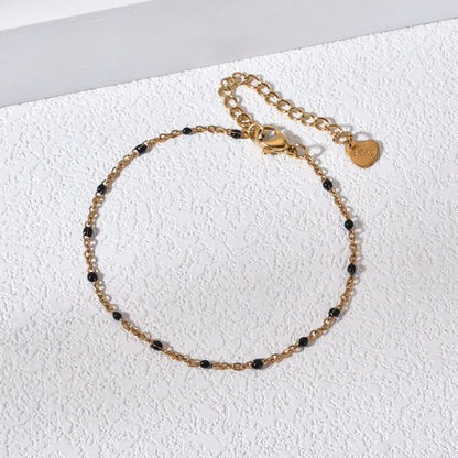Gold Seed Chain Bracelet