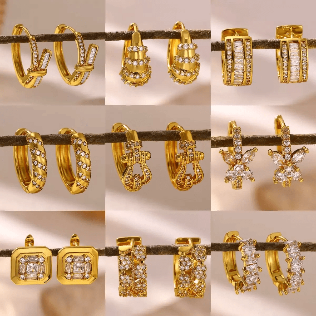 Plain & Dangle Styles Hoop Earrings – Blind Bag