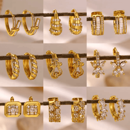 Plain & Dangle Styles Hoop Earrings – Blind Bag