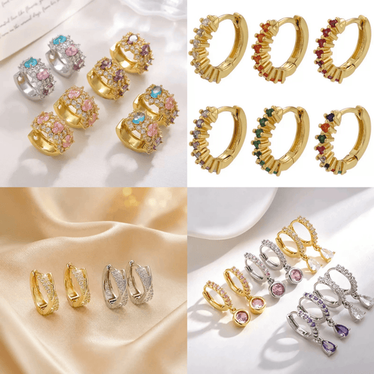 Plain & Dangle Styles Hoop Earrings – Blind Bag