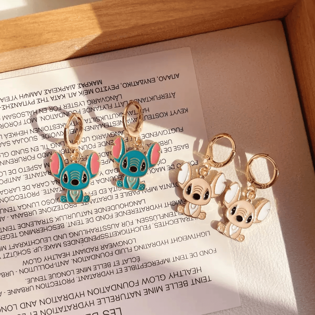 Cute Cartoon Hoop Earrings - Blind Bag