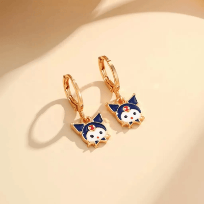 Cute Cartoon Hoop Earrings - Blind Bag