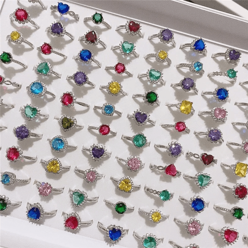 Colorful Gemstone Rings - Blind Bag