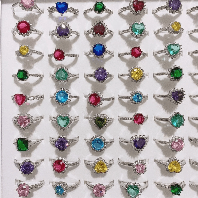 Colorful Gemstone Rings - Blind Bag
