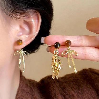 Warm-Toned Maillard Earrings - Blind Bags
