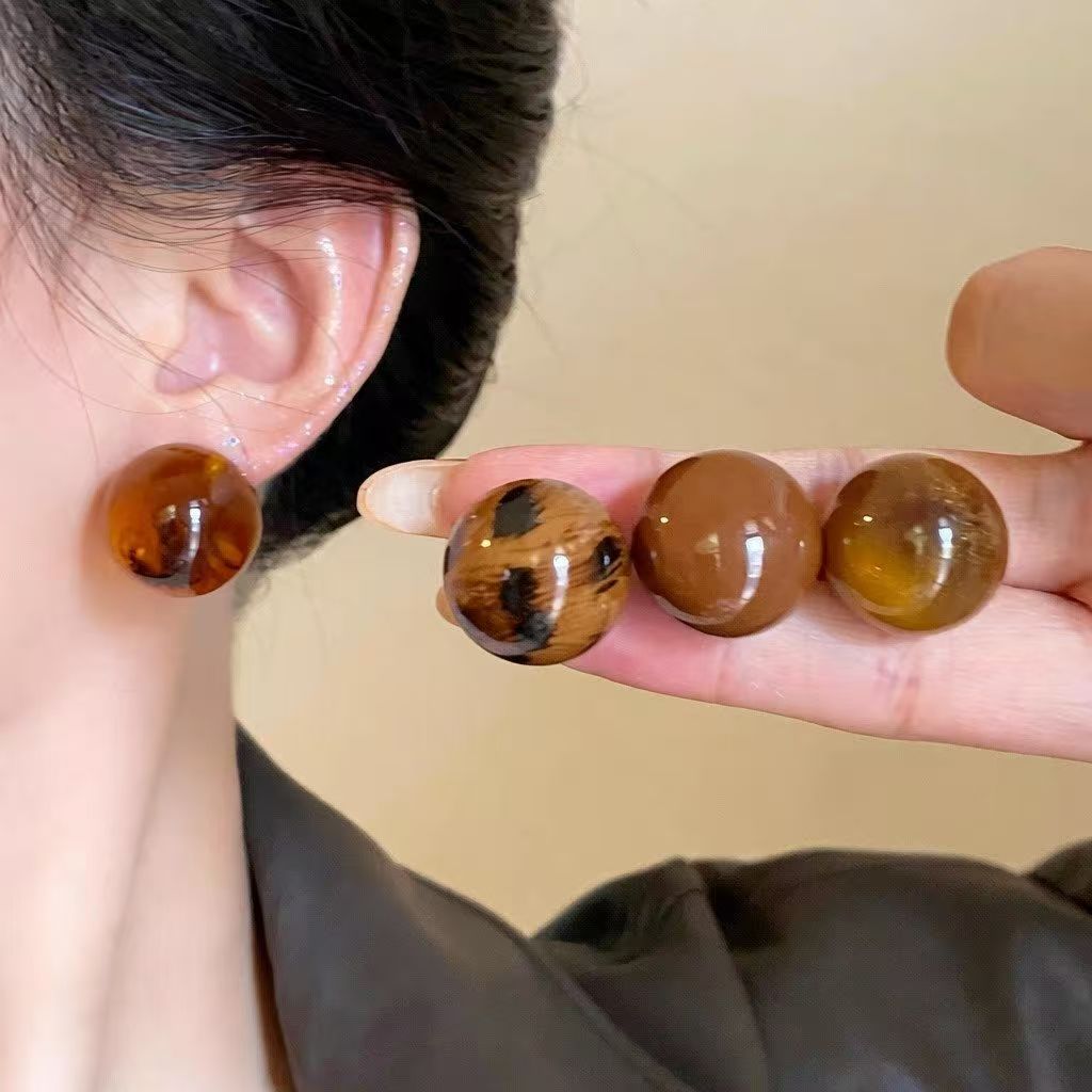Warm-Toned Maillard Earrings - Blind Bags