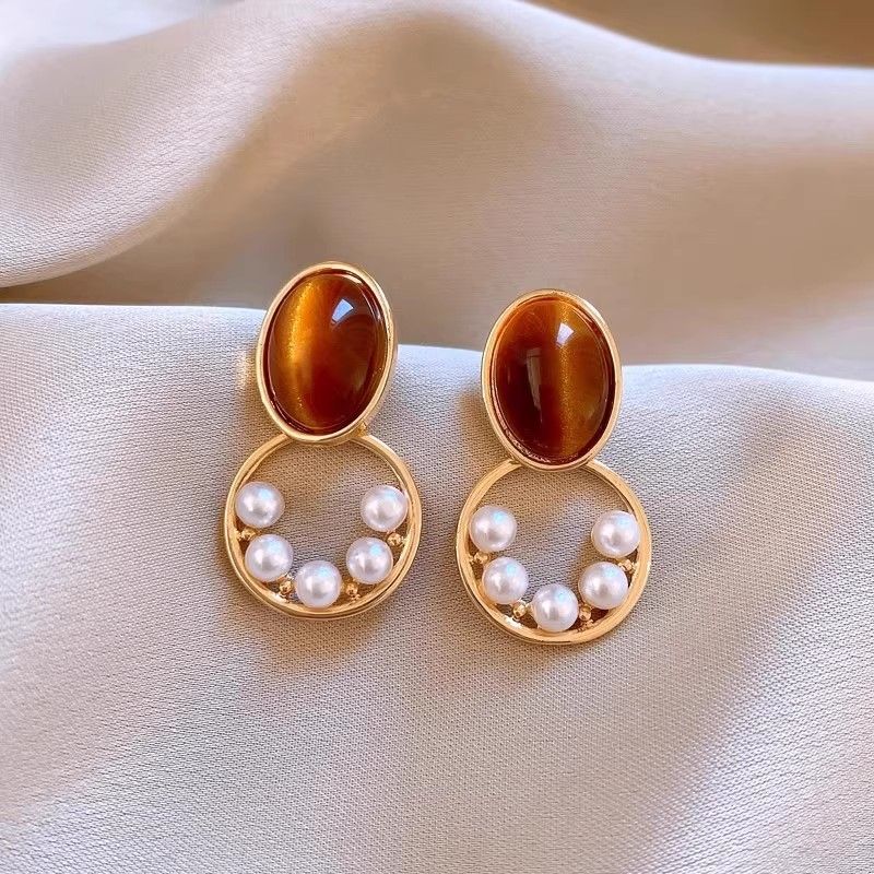 Warm-Toned Maillard Earrings - Blind Bags