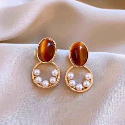 Warm-Toned Maillard Earrings - Blind Bags