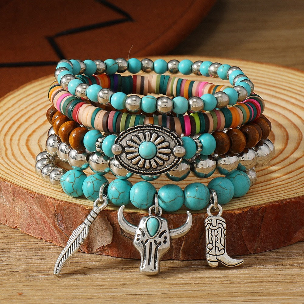 Boho Layered Beaded Bracelet - Blind Bags