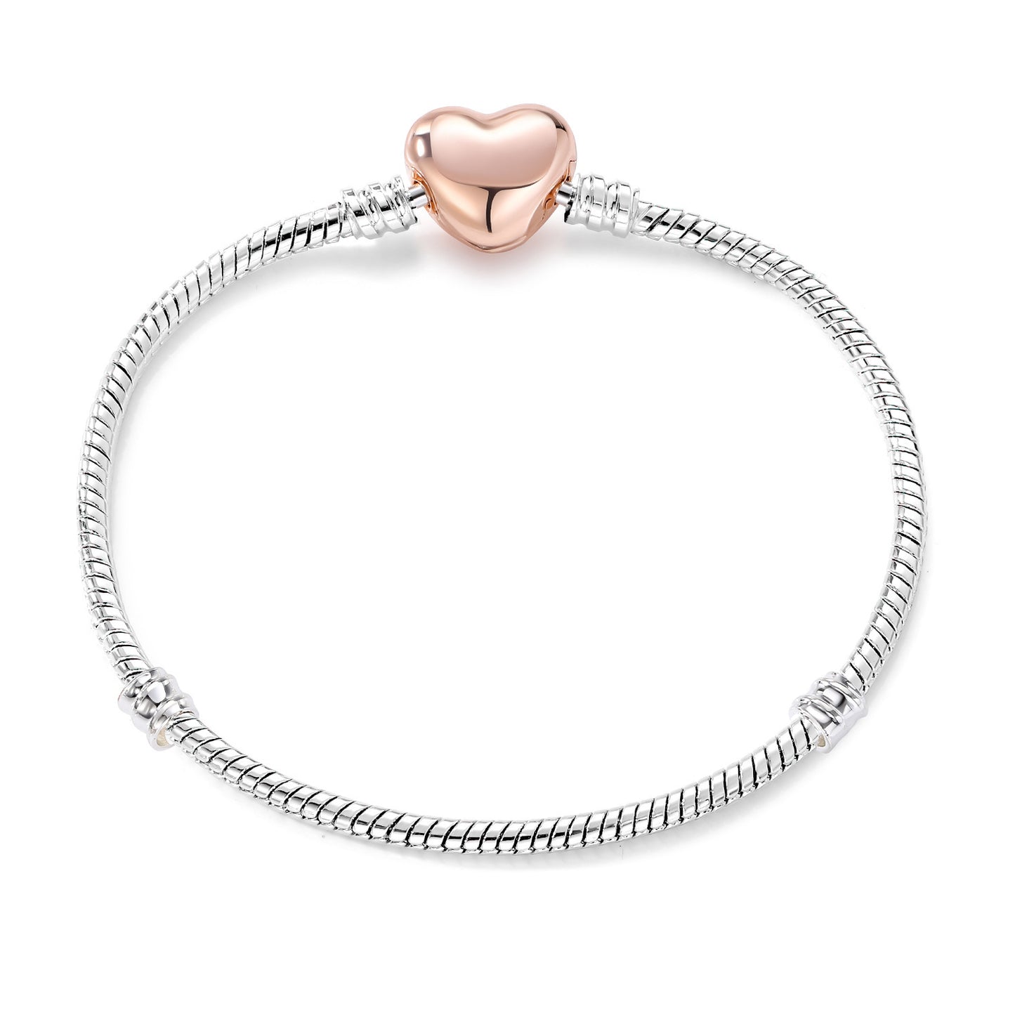 Heart Clasp Chain Bracelet