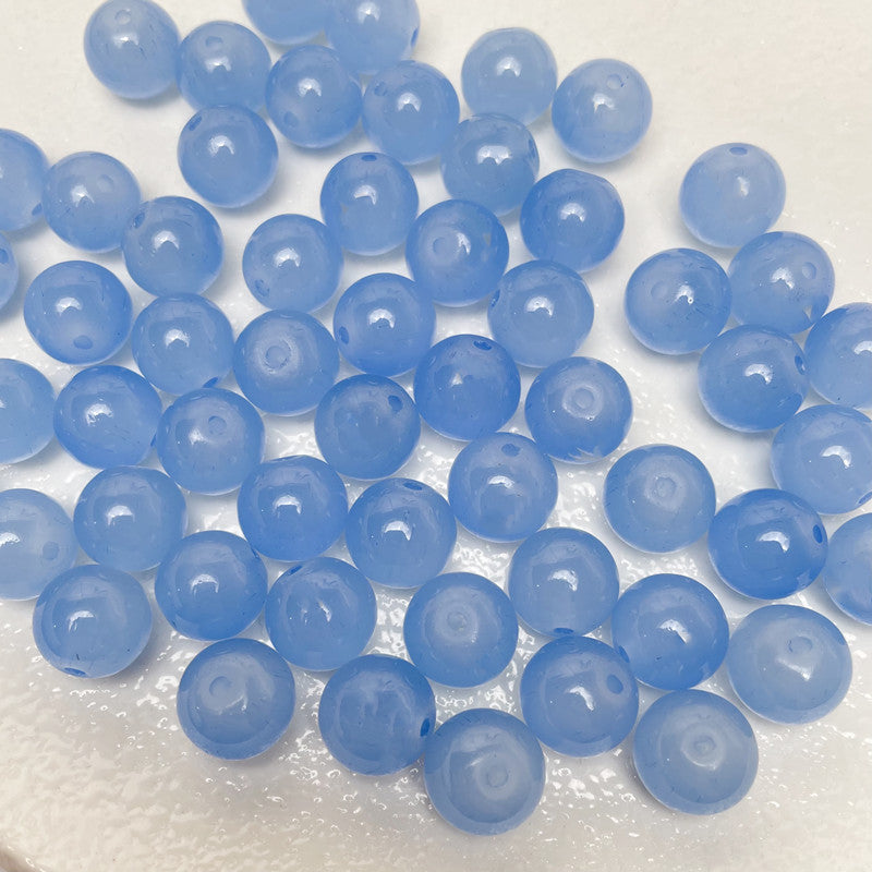 Colorful Glass Beads-10*10mm/50pcs