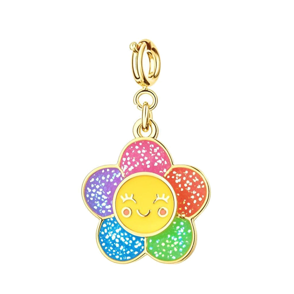Sunburst Flower Charm
