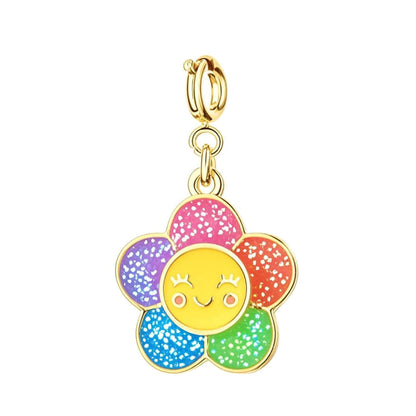 Sunburst Flower Charm