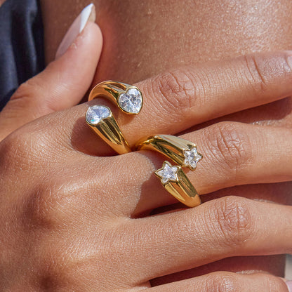Celestial Asymmetric Star Ring