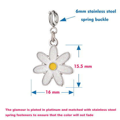 Daisy Flower Charm