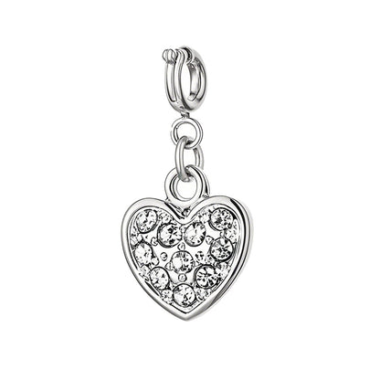 Sparkling Heart Charm