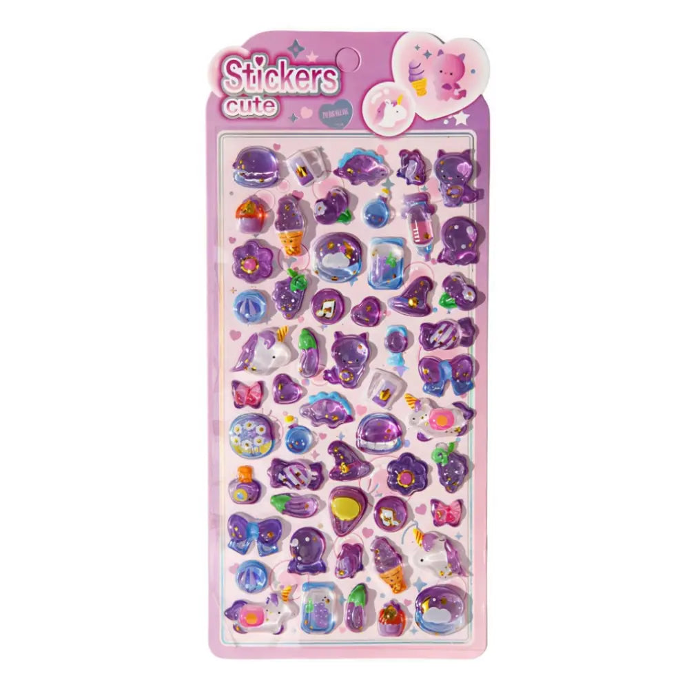 3D Puffy Stickers | Cute Mini Stickers for Phones & Laptops