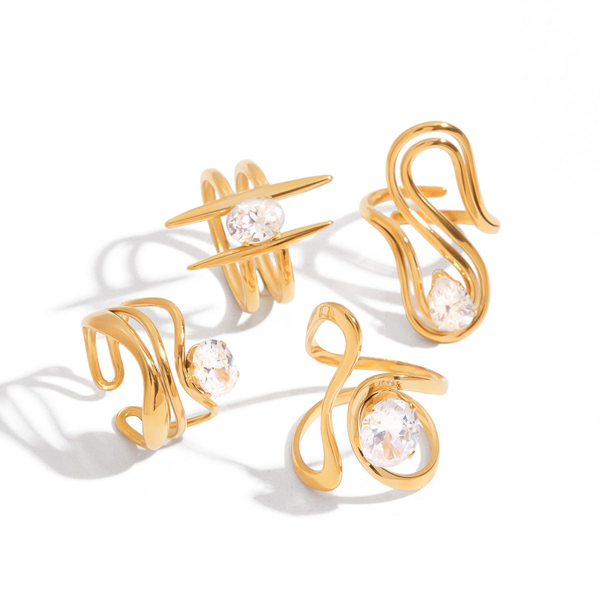 Organic Fluid Crystal Line Ring
