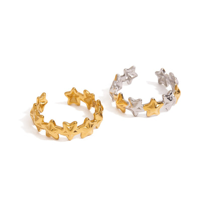 Celestial Star Cluster Open Ring