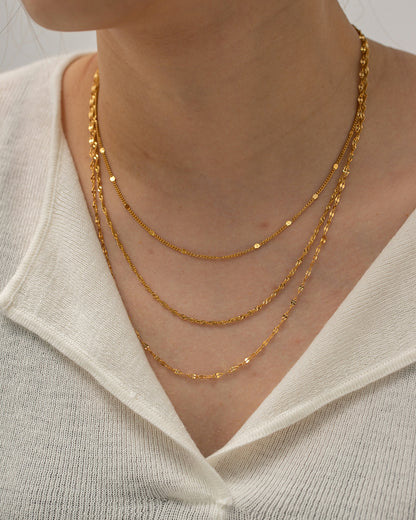 Minimalist Layered Chain Necklace