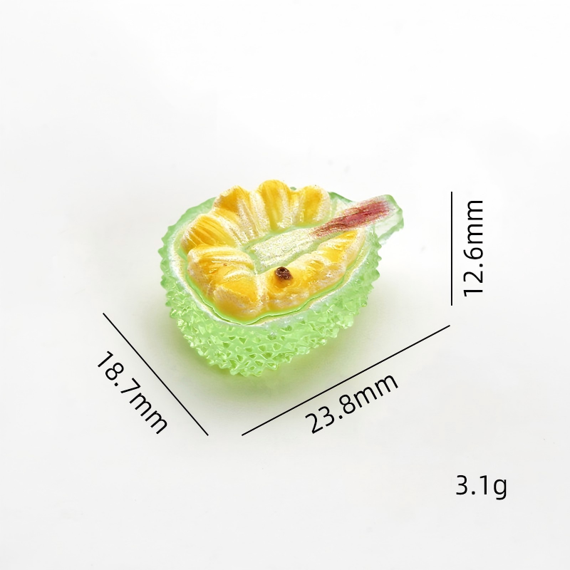 10PCS Medium-Sized Resin Fruit Decor