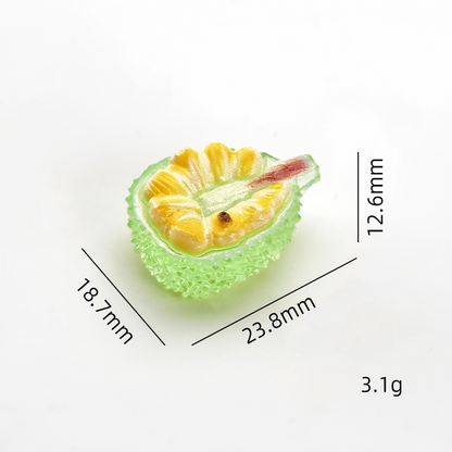 10PCS Medium-Sized Resin Fruit Decor