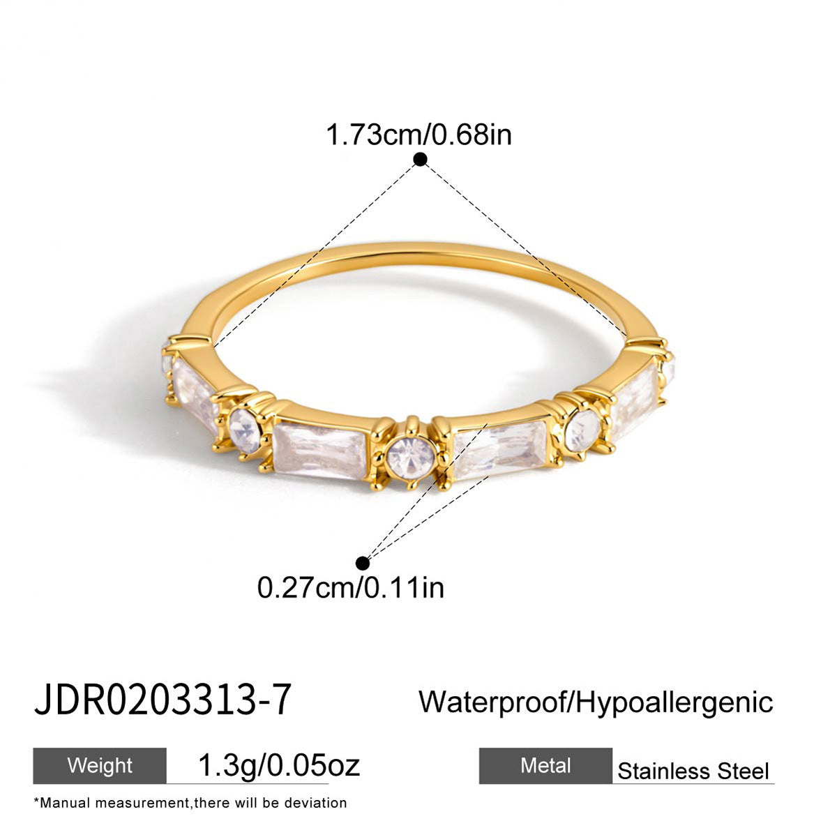Minimalist Geometric Crystal Band