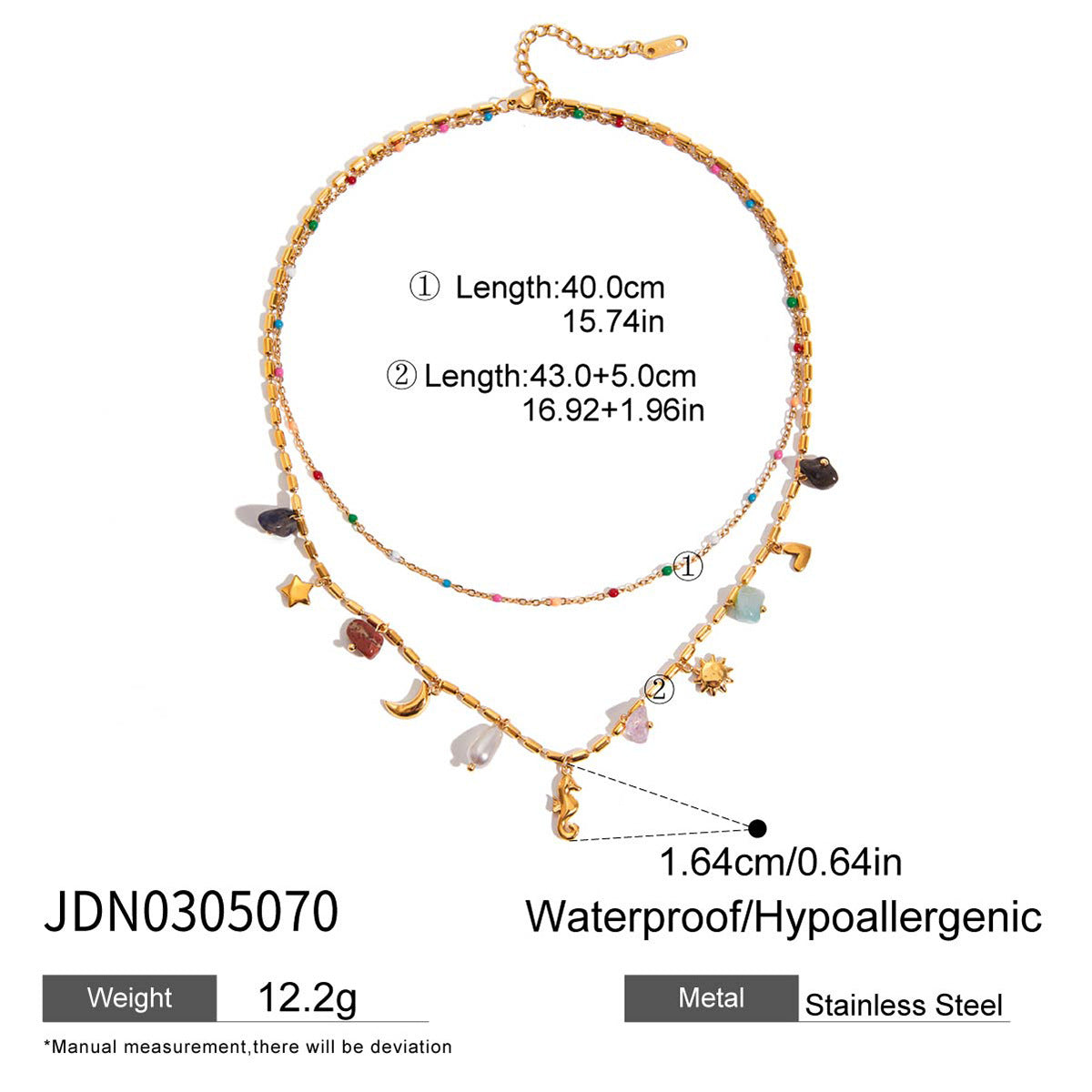 Summer Beach Layered Necklace