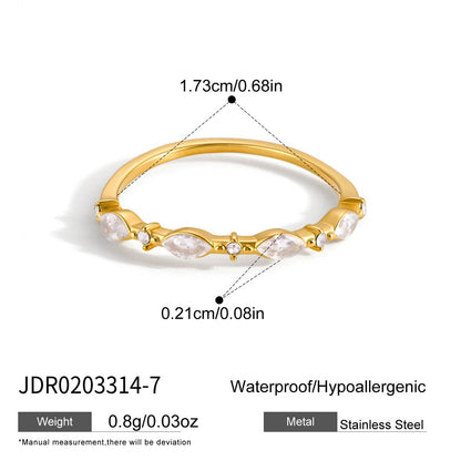 Minimalist Geometric Crystal Band