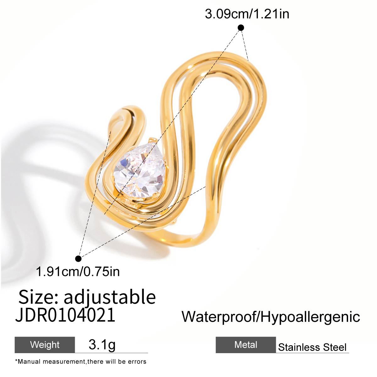 Organic Fluid Crystal Line Ring