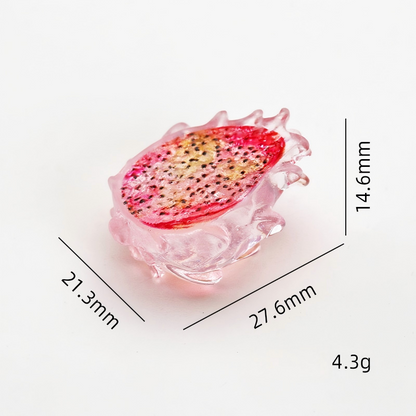 10PCS Medium-Sized Resin Fruit Decor