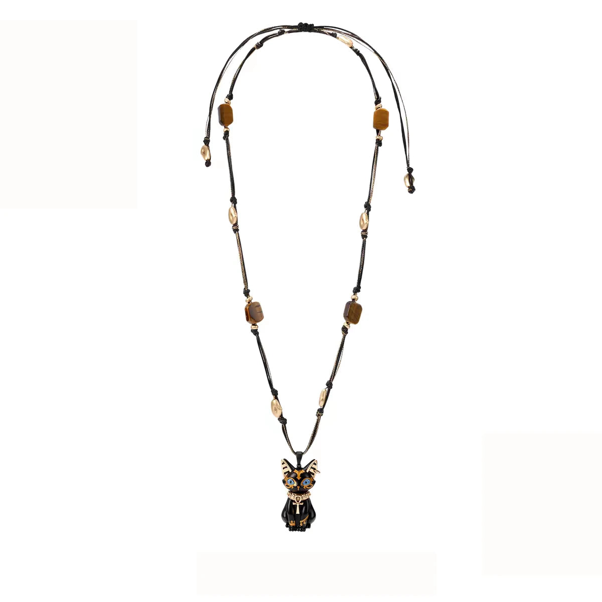 Egyptian Bastet Cat Pendant Necklace
