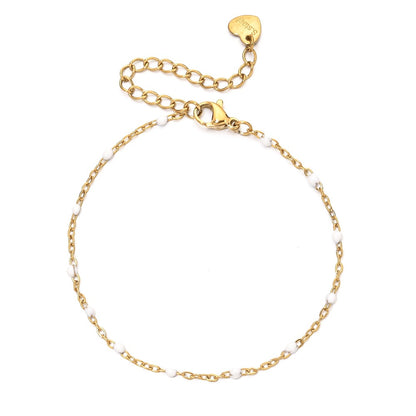 Gold Seed Chain Bracelet